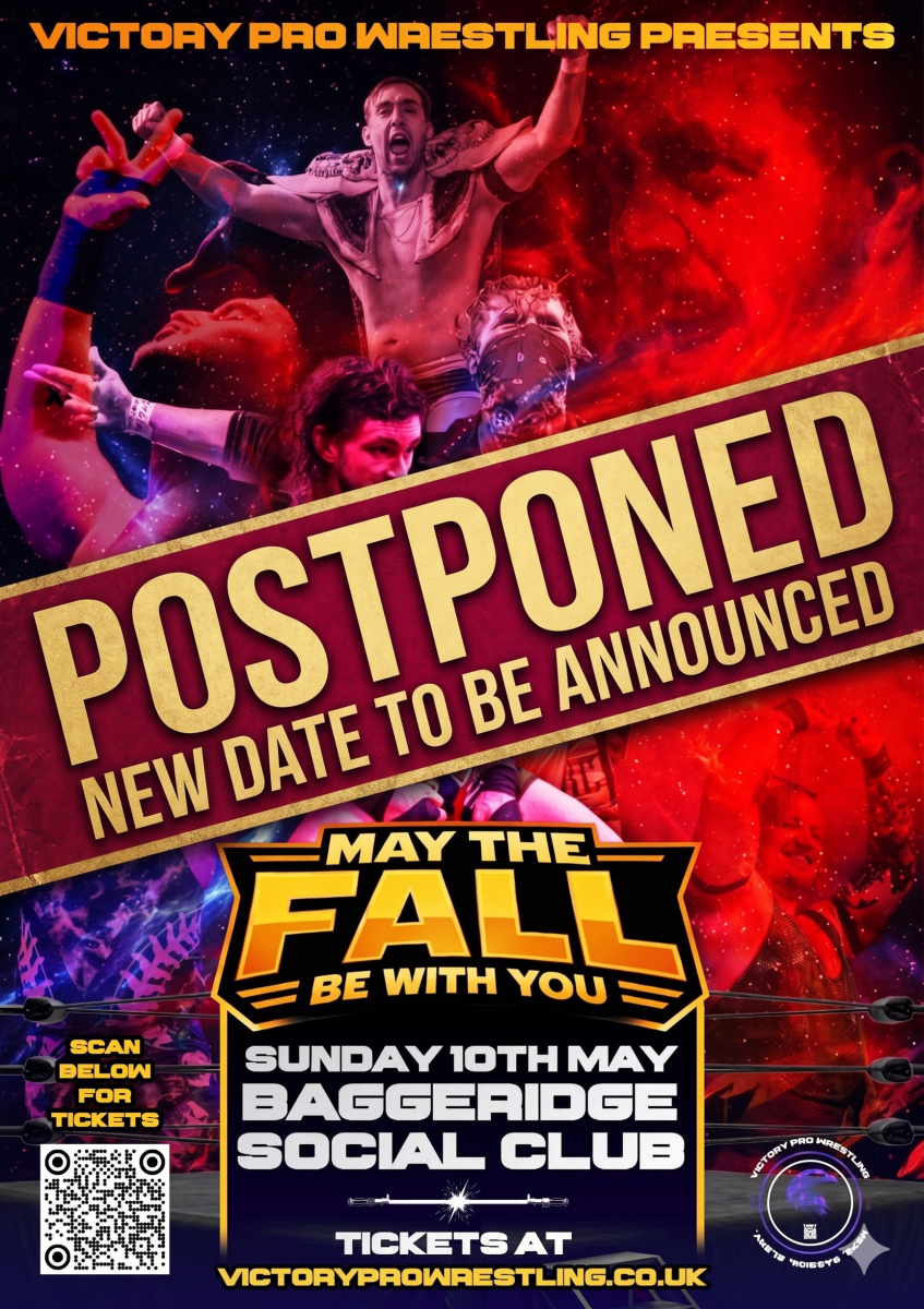 Important Update: Our 10th May Show Has Been Postponed